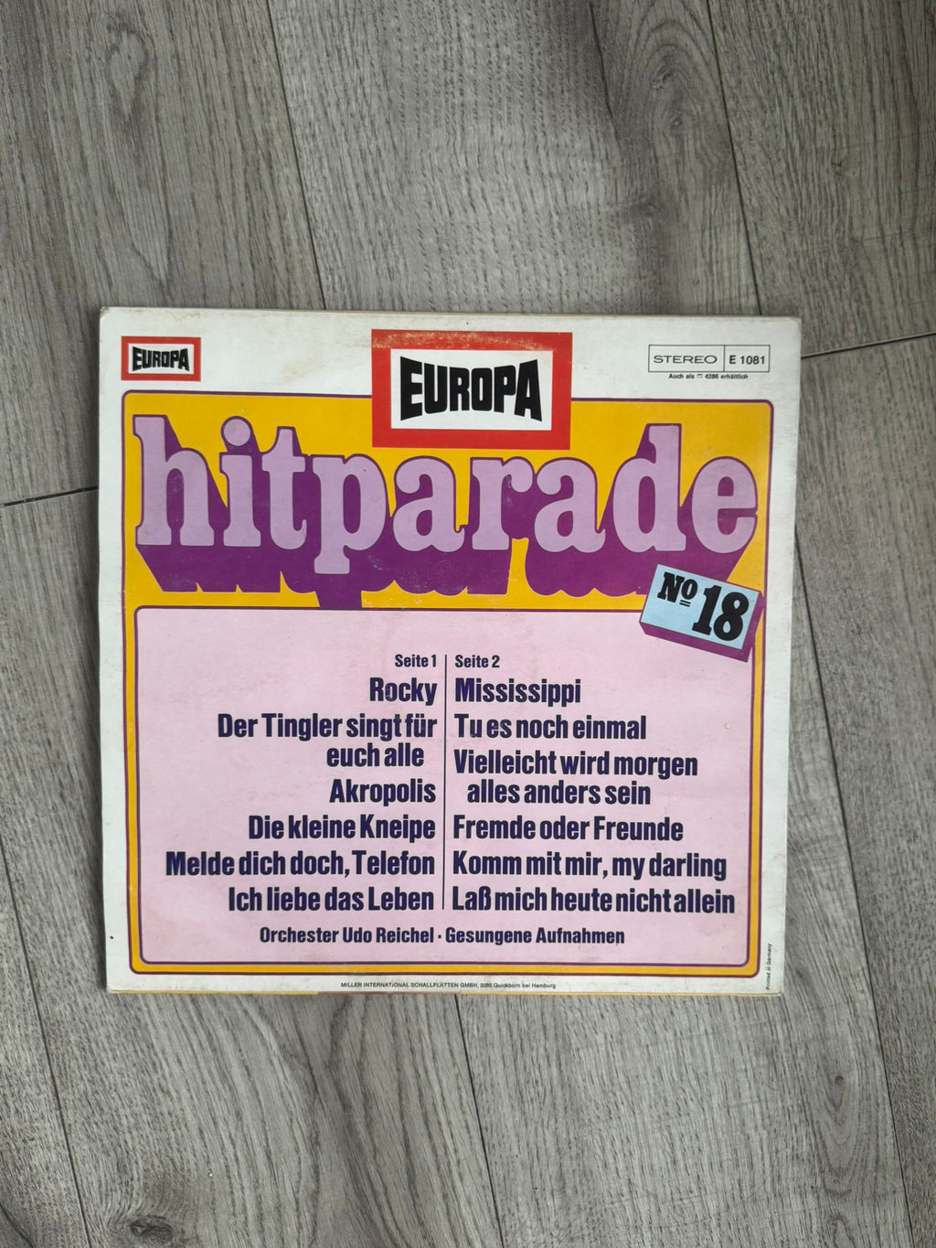 Orchester Udo Reichel - Europa Hitparade № 18
