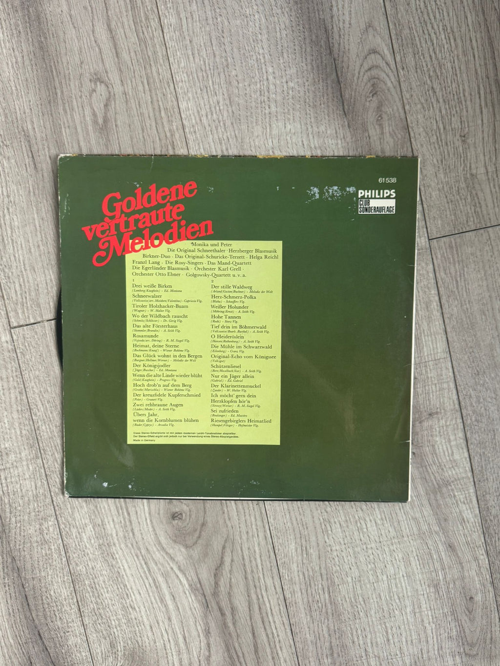 Various - Goldene Vertraute Melodien