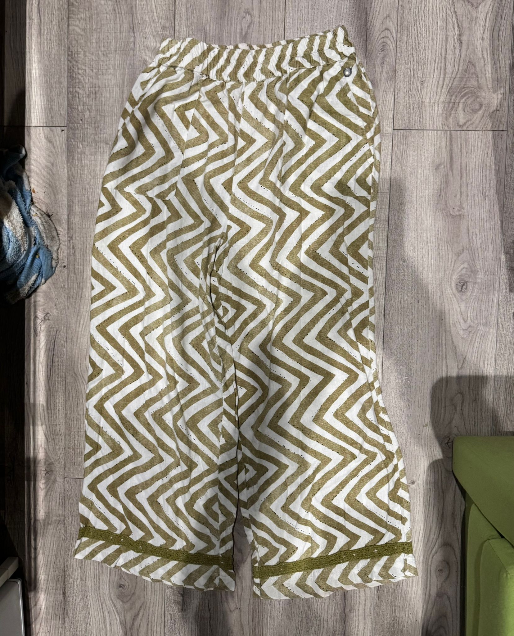 g!na kurzarm hosenanzug set zwei zweiteilig top hose pluderhose sommer muster overall baggy luftig