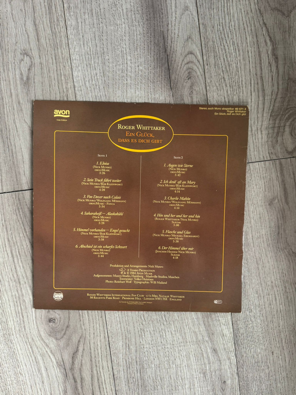 Roger Whittaker - Ein Glück, Daß Es Dich Gibt