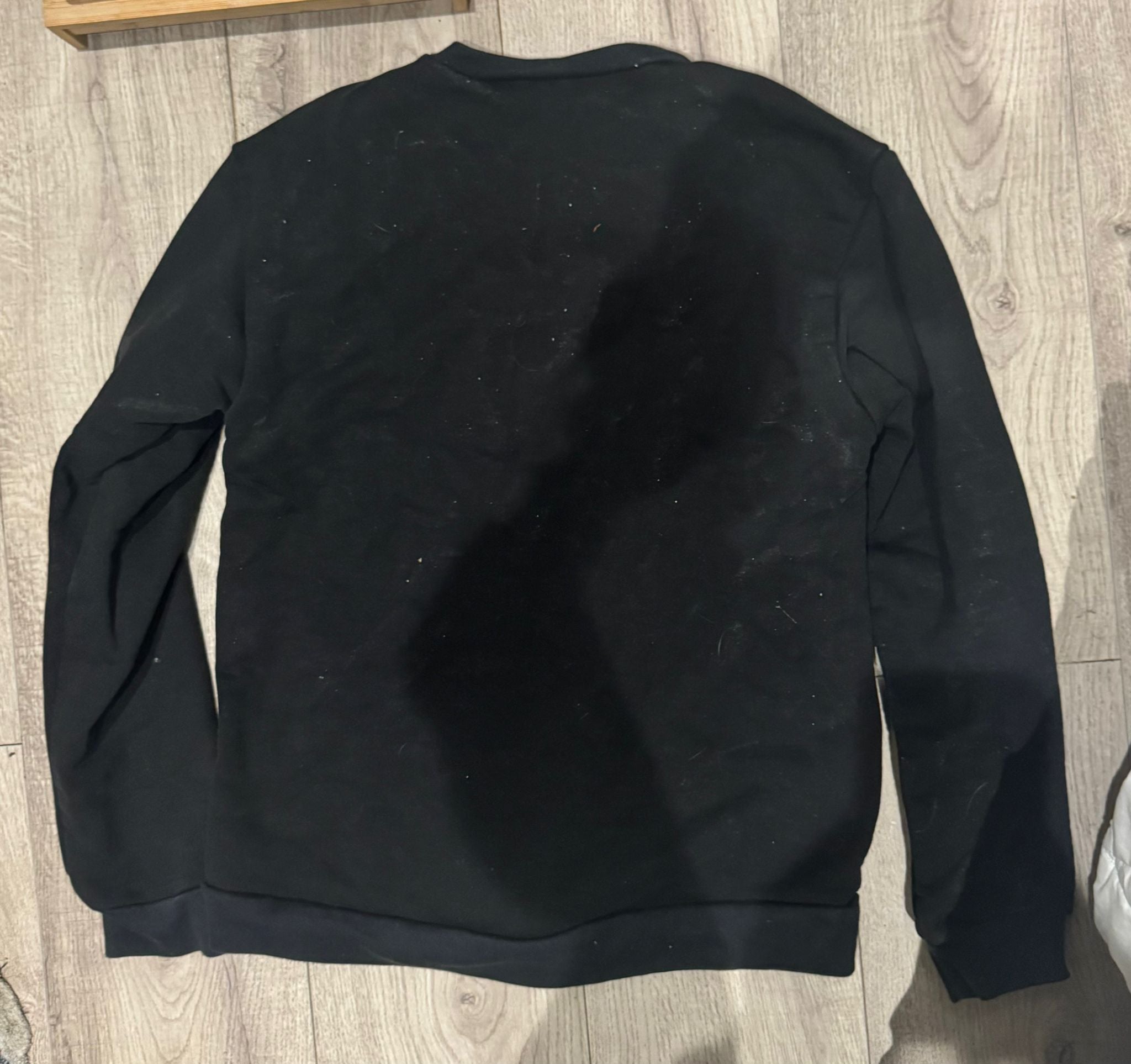 langarm longsleeve adidas sweater pulli pullover print druck logo warm winter baggy sport symbol