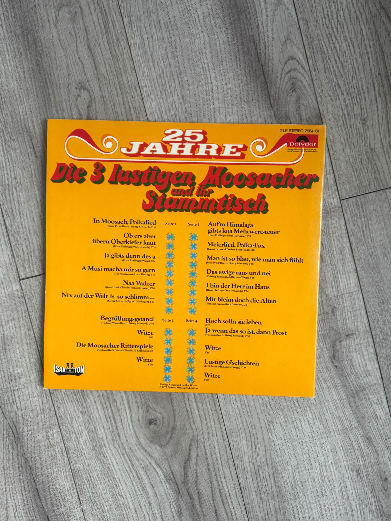 Die 3 Lustigen Moosacher - 25 Jahre - Die 3 Lustigen Moosacher Und Ihr Stammtisch