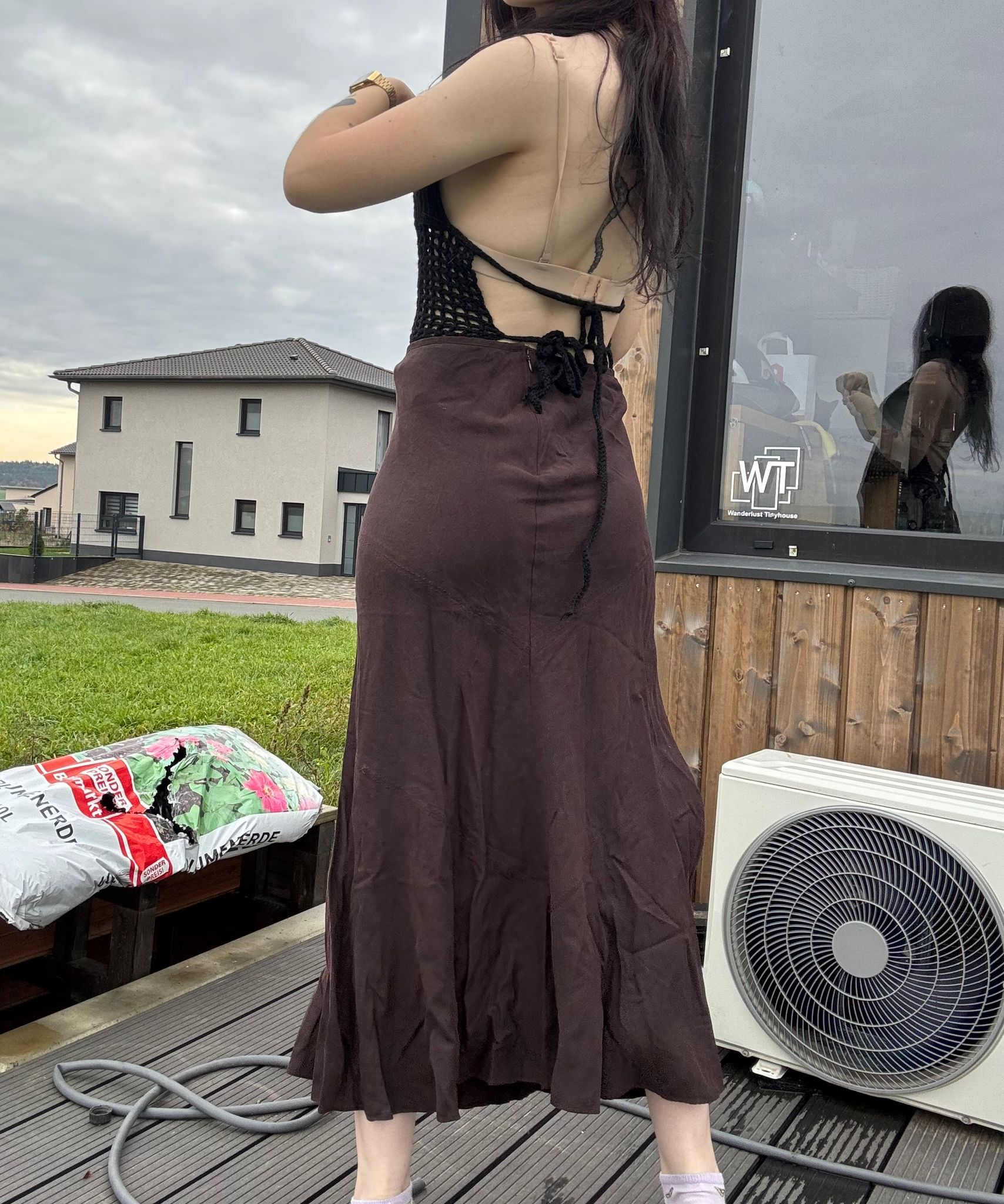 maxi high waist rise rock skirt lang mermaid goth vintage sommer retro y2k