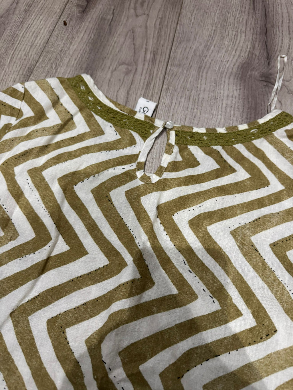 g!na kurzarm hosenanzug set zwei zweiteilig top hose pluderhose sommer muster overall baggy luftig