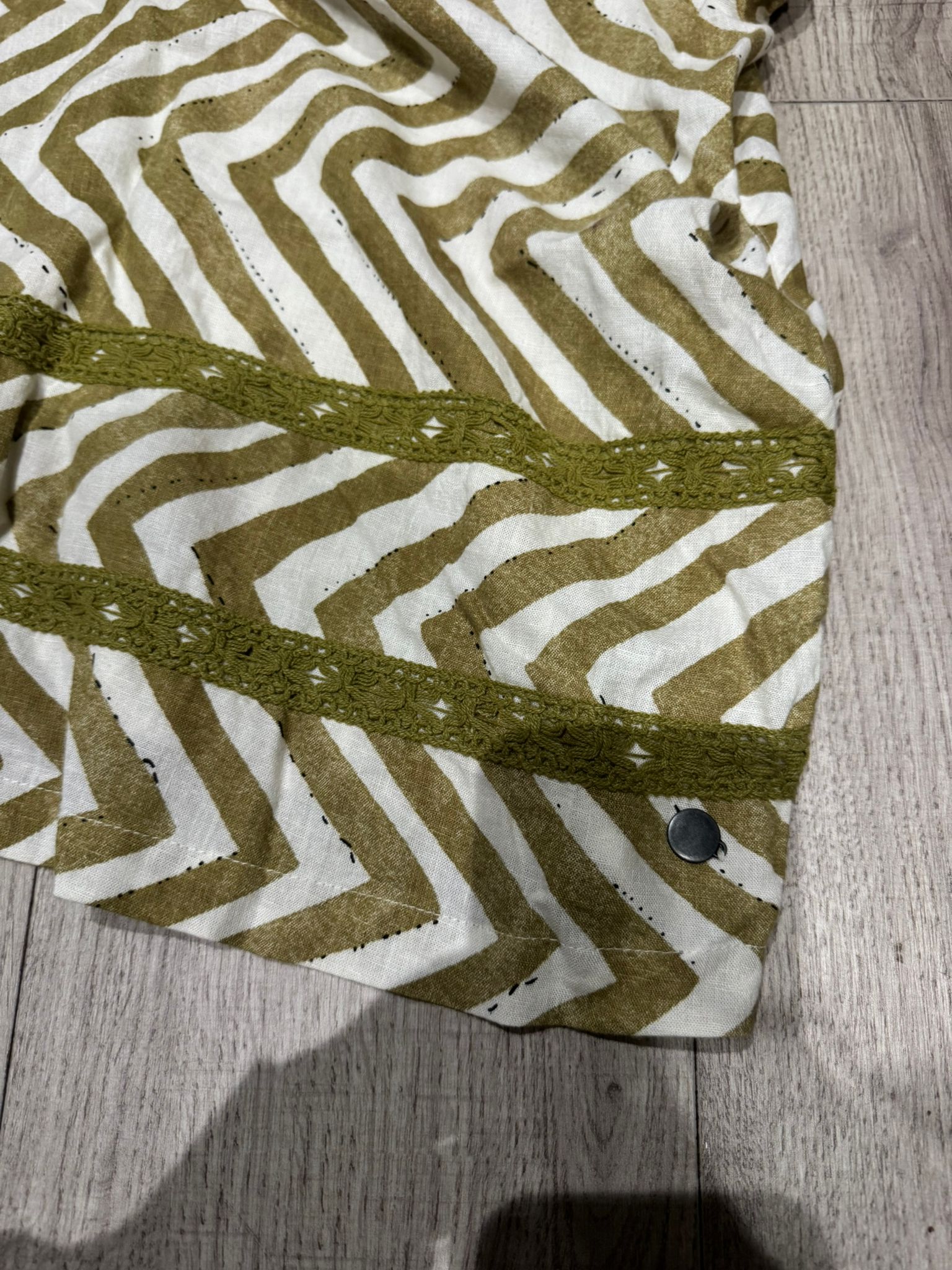 g!na kurzarm hosenanzug set zwei zweiteilig top hose pluderhose sommer muster overall baggy luftig