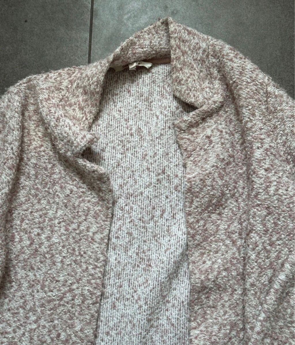 langarm longsleeve cardigan strick strickjacke jacke warm winter wolle basic kragen taschen