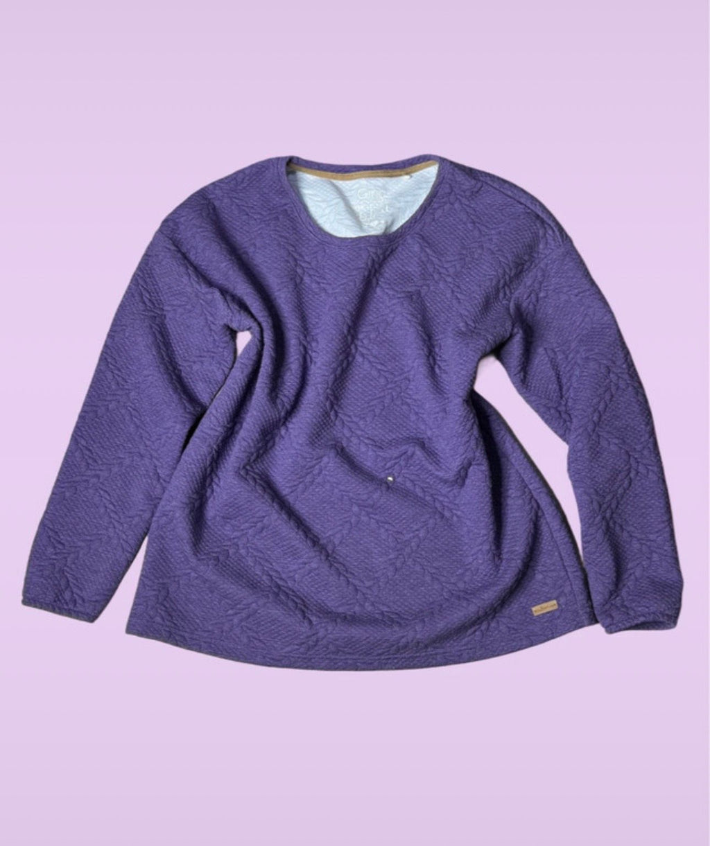 oversized baggy langarm longsleeve winter pulli pullover sweater retro muster warm