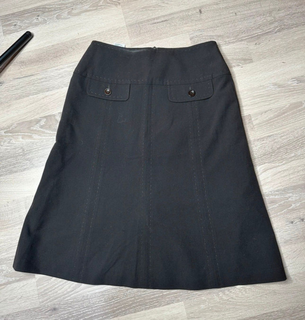 midi high waist rise rock knöpfe taschen sommer leicht luftig details eng schlauch bleistift