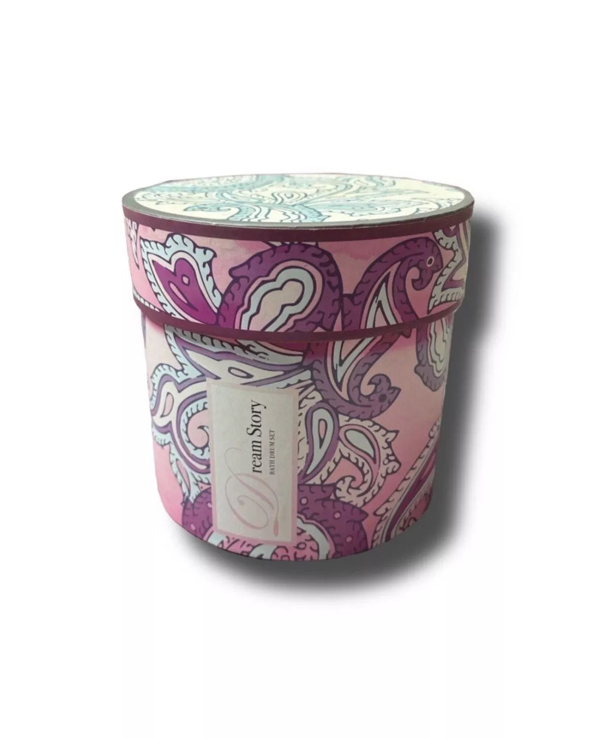 schöne dose box muster details rund ream story retro 90s 70s goth