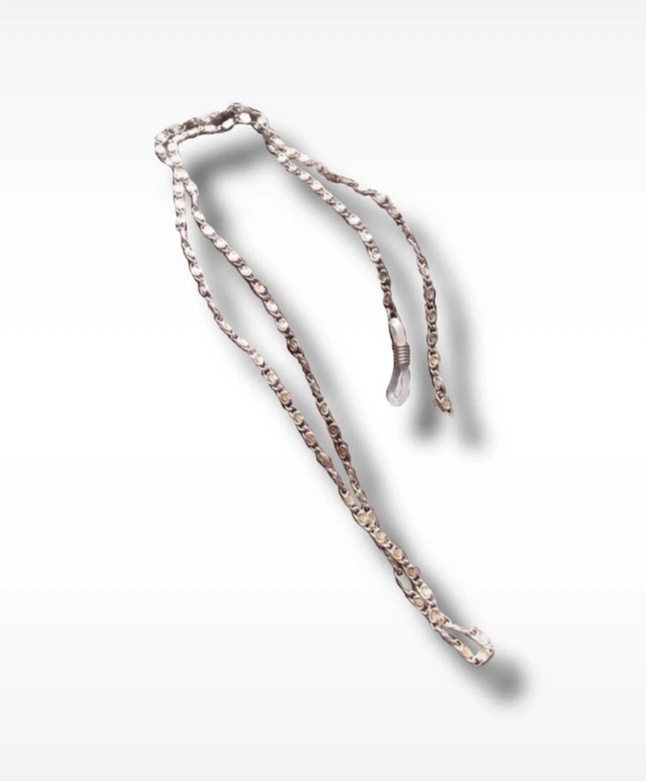 kurze gold kette details muster golden chain short glitzer strass