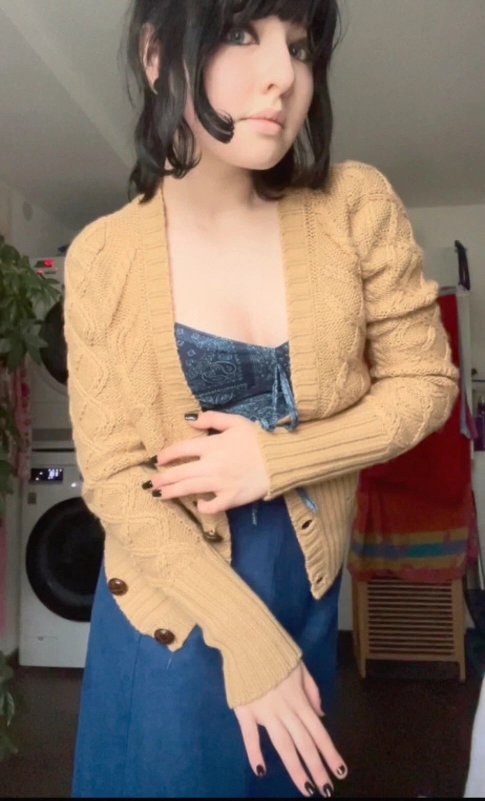 langarm longsleeve strick jacke winter warm cottage y2k 00s retro cottagecore