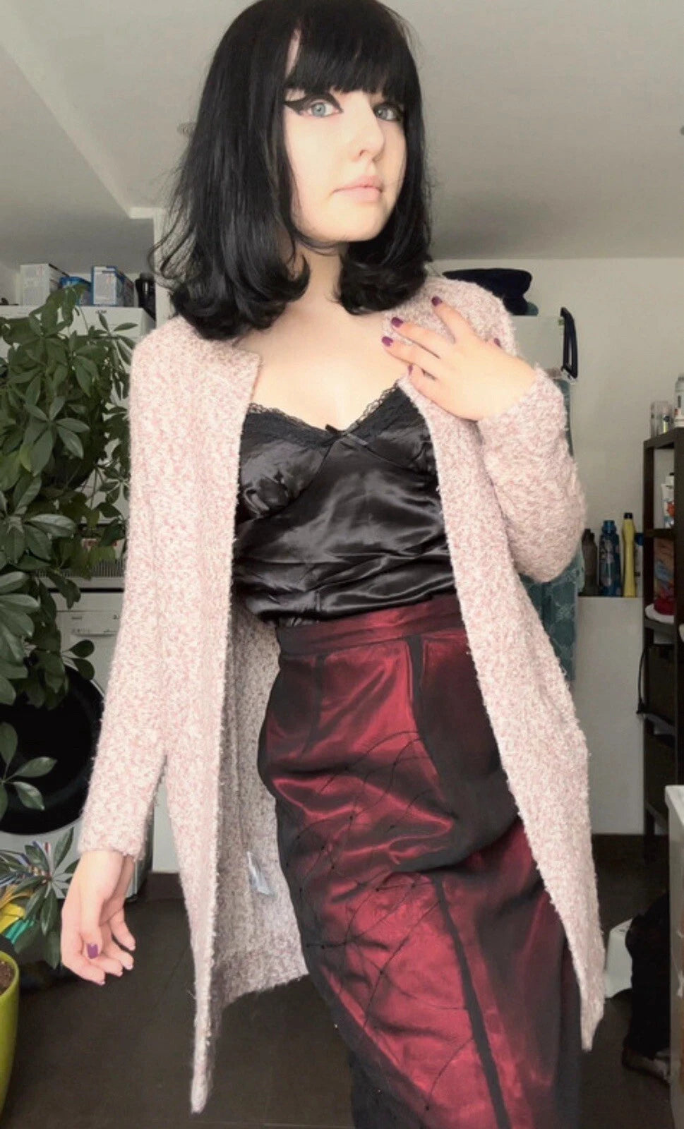 langarm longsleeve cardigan jacke warm winter wolle basic kragen