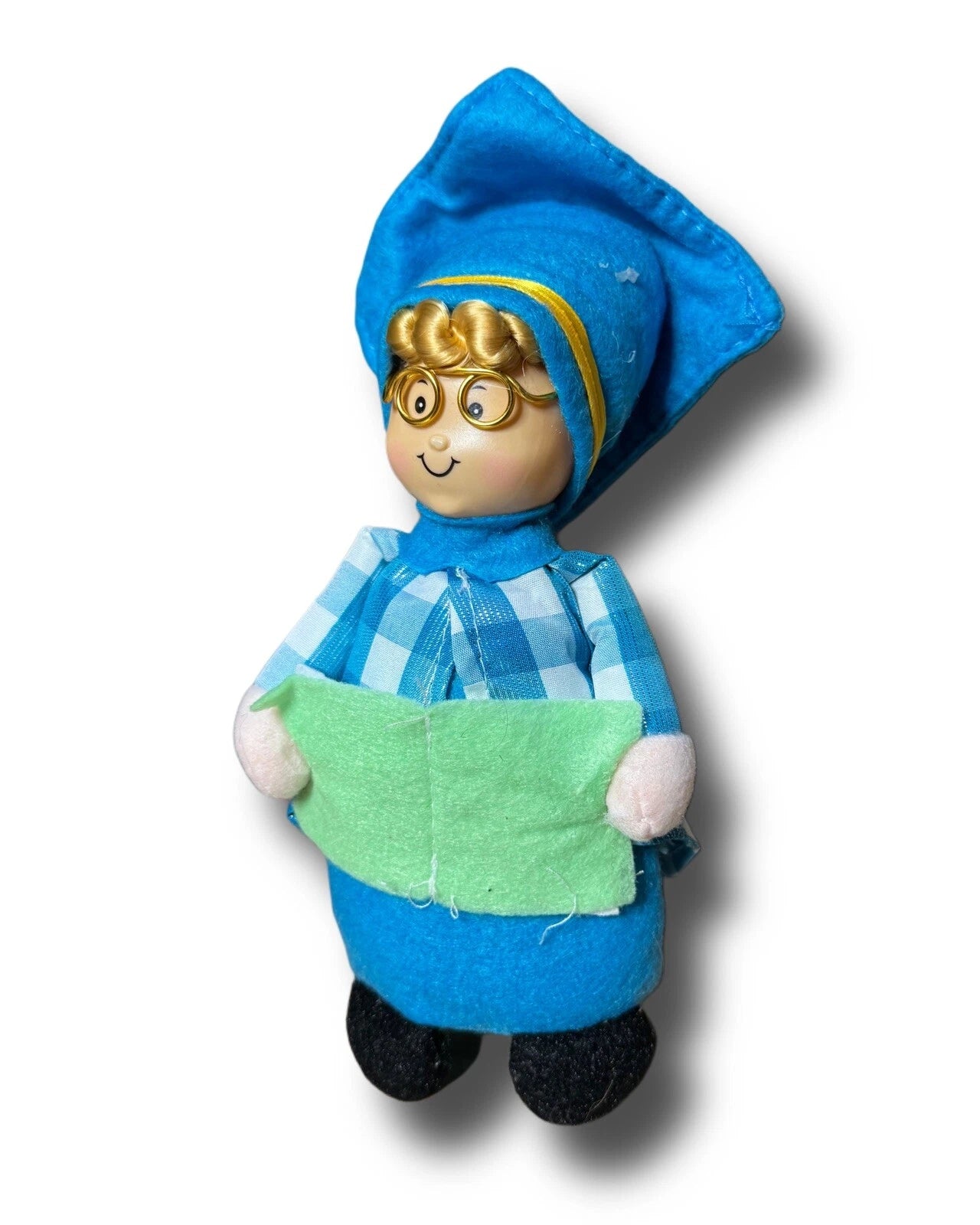 schülerin puppe doll deko handmade selfmade handgemacht filz vintage lehrerin