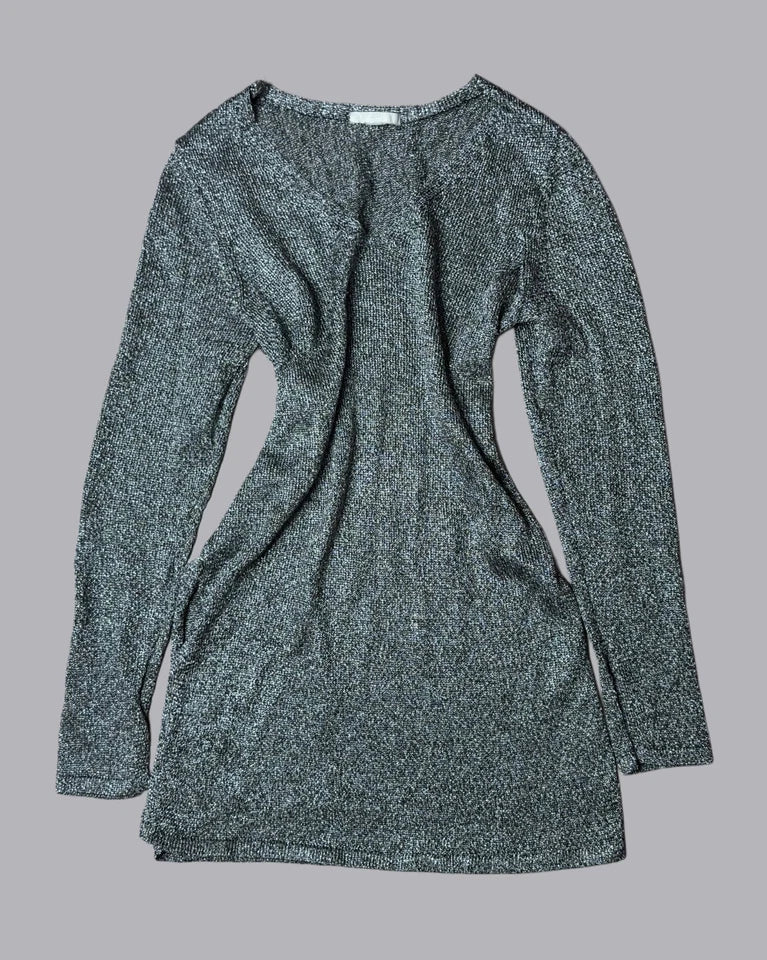 langarm longsleeve glitzer pulli stretchy herbst pullover v-ausschnitt schlitz